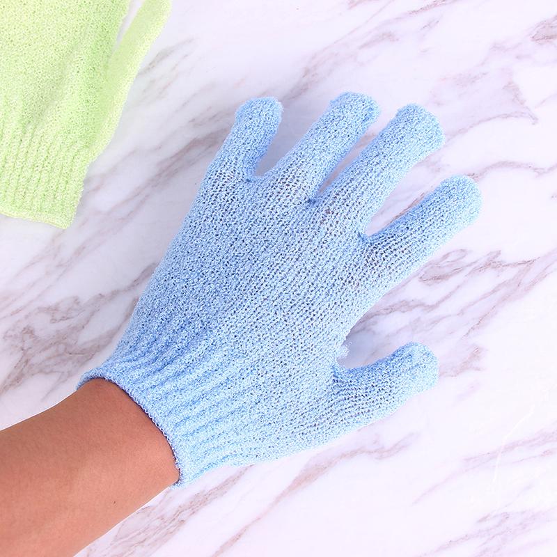 Exfoliační tělové rukavice do sprchy a koupele Lufa Masážní houba na kůži