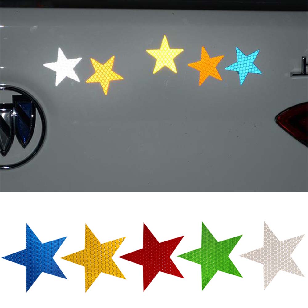 Warning Tape Bicycle Car Safety Mark Car Stickers Reflective Stickers Car Exterior  Accessories