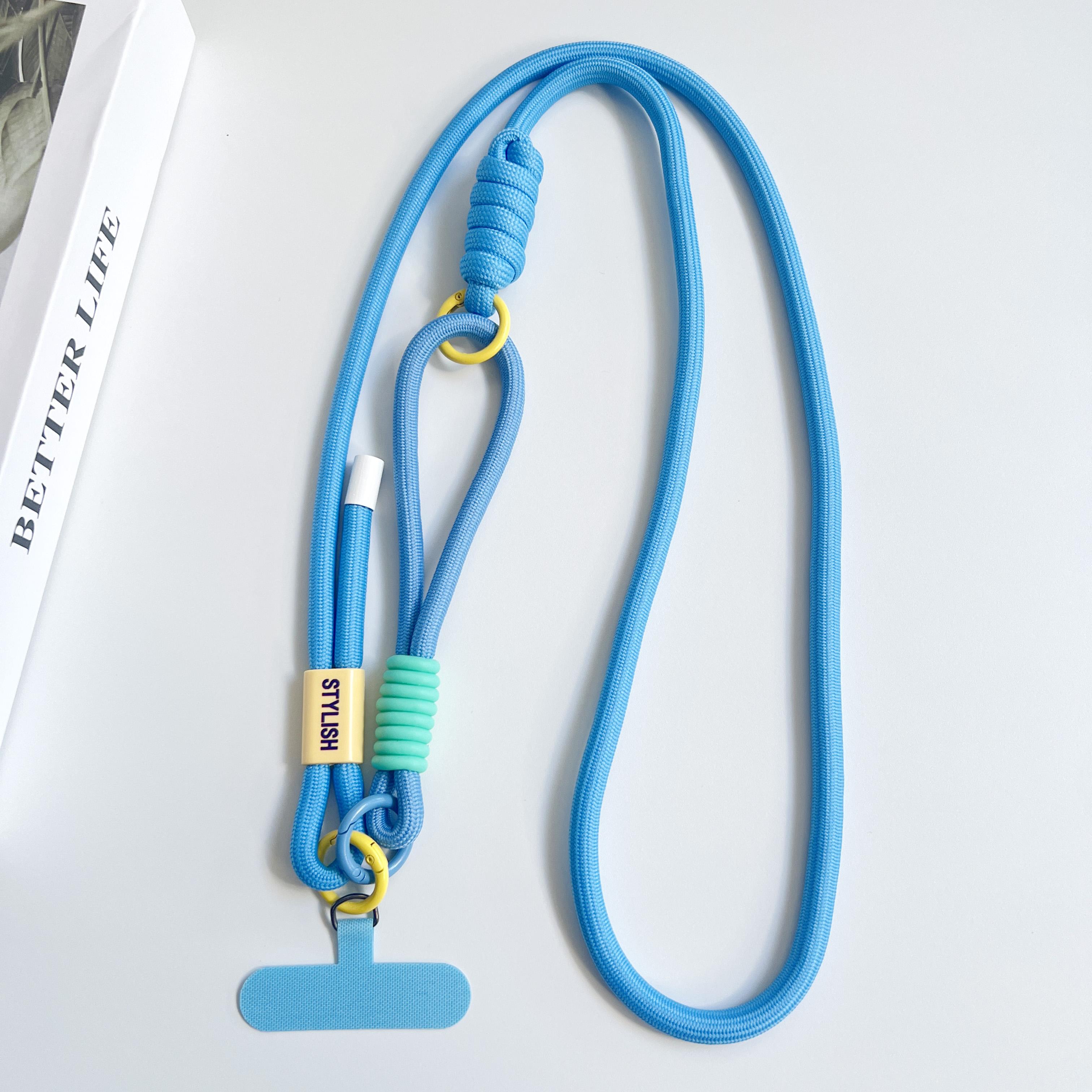 Simple Two-in-one Mobile Phone Lanyard, Crossbody Strap, DIY Wrist Short Rope, Multi-Functional Adjustable Fancy Lanyard Polyester / Nylon