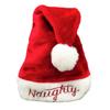 Long Plush Christmas Hat with Big Pom Pom for Adults & Kids