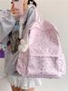 Youthful Candy Color Backpack For School With Oxford Fabric And Laptop Storage