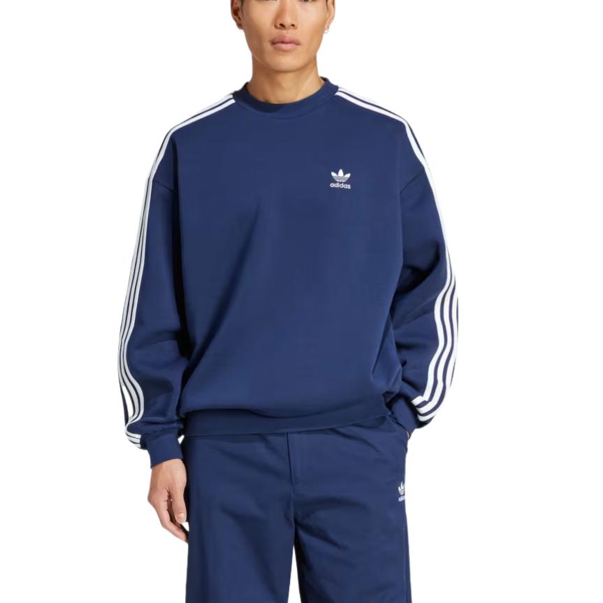 Adidas Originals Adicolor Soft Comfortable Stylish Breathable Sweatshirt Men tops Blue JP1063