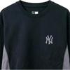 New Era MLB New York Yankees Fashion Logo Letter Crew Neck Long Sleeve Color Block T-Shirt Unisex T-Shirt 14726660