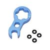 Tire Valve Extender Kit Tube French Valve Stem Extension Aluminium Alloy for Road   Bike