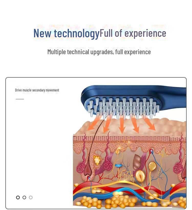 Electric Scalp Massage Comb for Hair Care & Anti-Hair Loss with Color Light Therapy