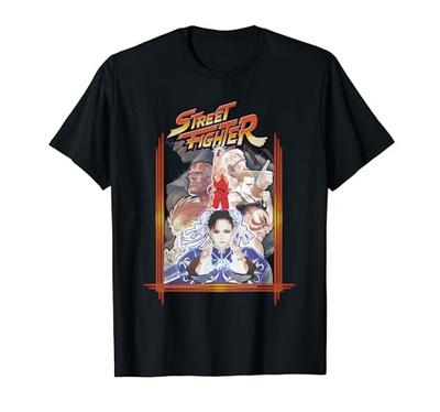 Street Fighter Poster Cover Epic Battle Royale Iconic Gamer T-Shirt