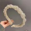 Vintage geflochtene Perlen-Haarreifen Märchenstil Damen-Haarreifen Damen-Haarschmuck