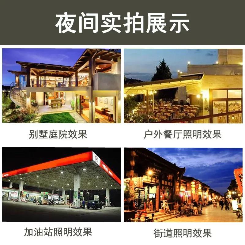 Solar High-bright Cornucopia LED Flood Light Courtyard Bridge Building Lighting Street Light Super Bright Waterproof Solar Light