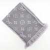 Louis Vuitton Escharp Logomania Muffler Scarf M74742 Wool Unisex Used