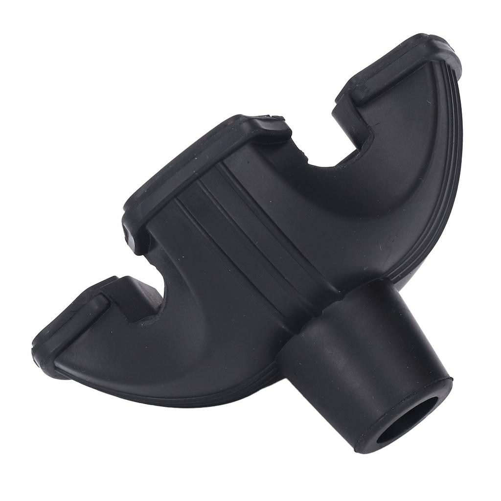 Vârf de baston cvadruplu din cauciuc antiderapant absorbant de șocuri bază de baston pentru seniori 19 mm baston de mers