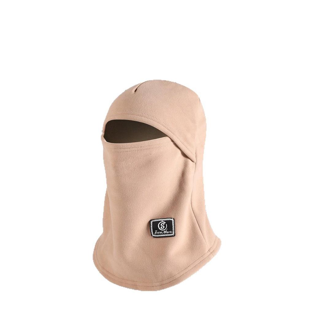 Winter Damen Fleece gefütterte Radmütze mit winddichter Gesichtsmaske