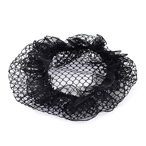 Beautiful Bun Cover Snood Women Hair Net Ballet Dance Skating Crochet Woman Rhinestone StylingHair Accessories Headwear