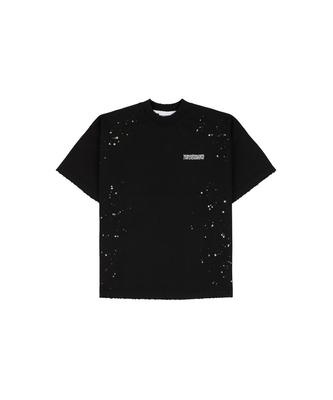 Pipeulobeudeowoldeu Hand-Painted Damaged T-Shirt_Bk