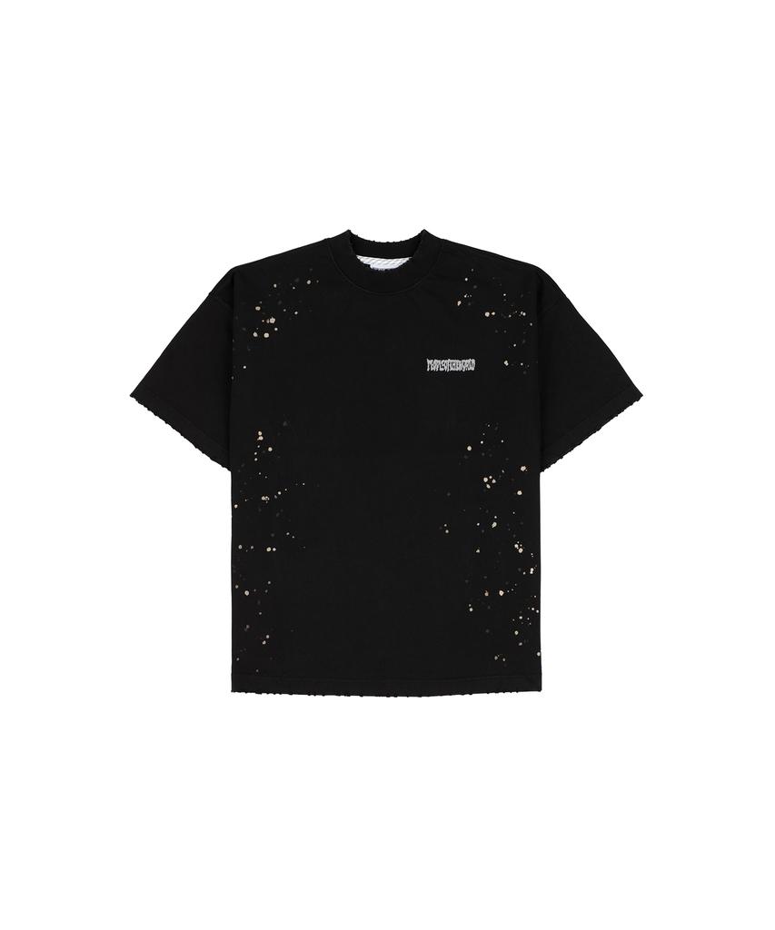 Pipeulobeudeowoldeu Hand-Painted Damaged T-Shirt_Bk