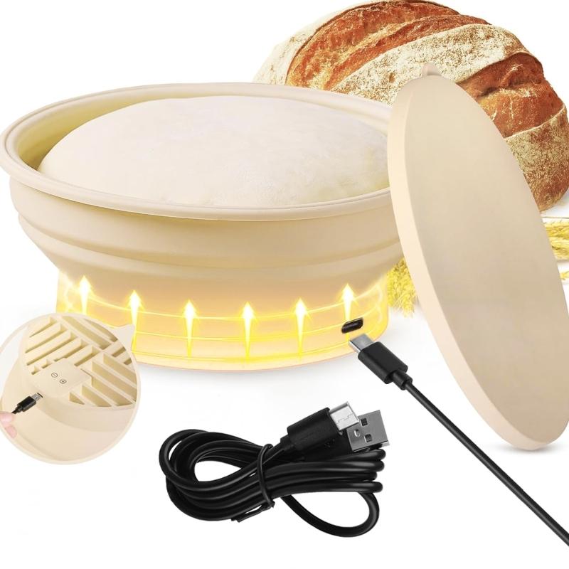 Innovative Silicone Banneton for Dough Proofing and Baking Sourdough Fermentation Bowl Professional Bread Bakeware