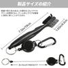 BLOOPIC Golf Brush 3in1 Golf Club Care Cleaning Brush Double-Sided