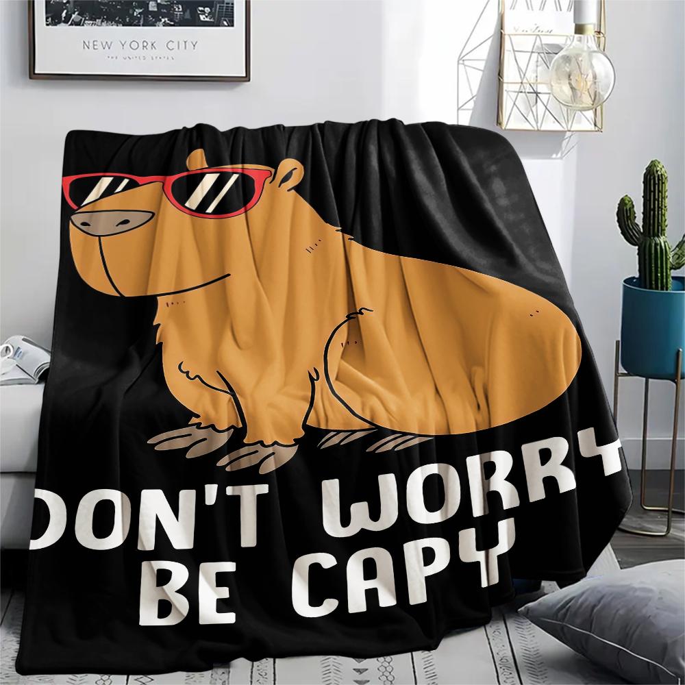 Sloth water dolphin raccoon Print Flannel Blanket,High quality Comfortable for All Seasons,Home Decor,Warmth and Comfort,Perfect for Christmas Gifts