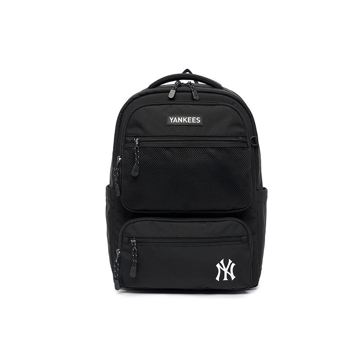 

MLB New York Yankees Fashion Logo Print Large Capacity Nylon Backpack Men Backpack Black 7ABKB013N-50BKS One Size