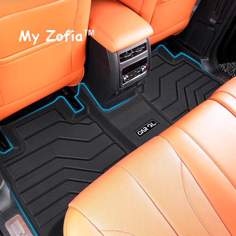 For Haval H9 MKII 2024 2025 2026 Five Seats Seven Seats TPE Floor Mats All Weather Waterproof Anti-Slip Foot Pads Accessories