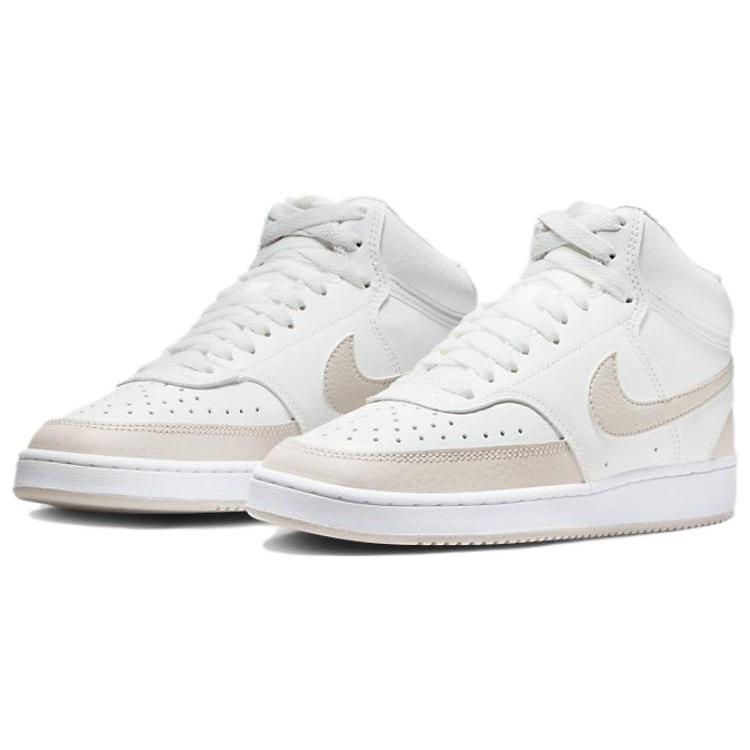 New Nike Court Vision Mid White Tan Women's CD5436-106
