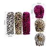 Huse de Pluș Leopard pentru Frâna de Mână Antiderapante Accesorii de Interior Guler Universal pentru Schimbătorul de Viteze Auto 2 bucăți/set Stilizare Auto
