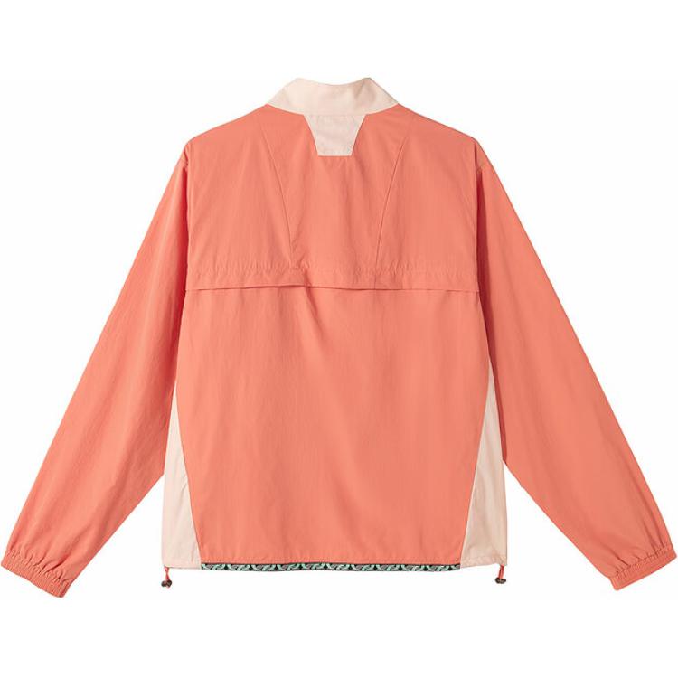 Puma Retro Sports Stand Collar Color Block Long Sleeve Jacket Unisex Jacket Orange 629389-75