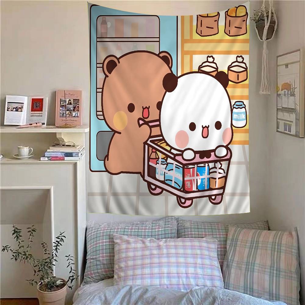 BuBu Und DuDu Anime Wandteppich Für Wohnzimmer Haus Studentenwohnheim Dekor Hausdekor