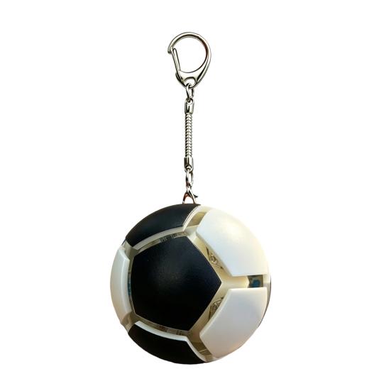 Keychain Pendant Mini Football Shape Team Logo Keychain Portable Decompression