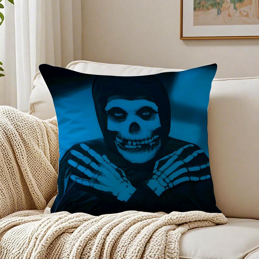 Band Punk T-The M-Misfits Cushion Cover Pillowcase Anti-Dustmite Living Room Sofa Decor Cushion Room