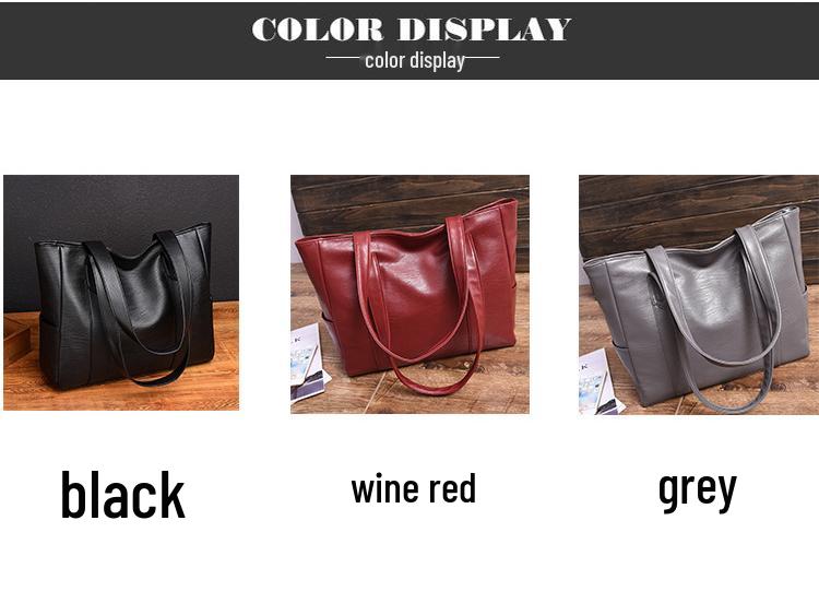 Bolso Tote Versátil de Moda para Mujer: Bolso de Mano de Gran Capacidad, Bolso de Hombro y Cruzado, Elegante Diseño para Mamá