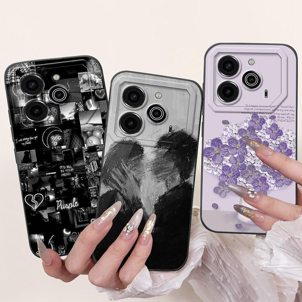 Phone Shell For Tecno Pova 6 Pro 5G Case LI9 Cute Animals Cases Soft Silicone TPU For Pova 6 Pova6 Pro Protector Cover 6.78"
