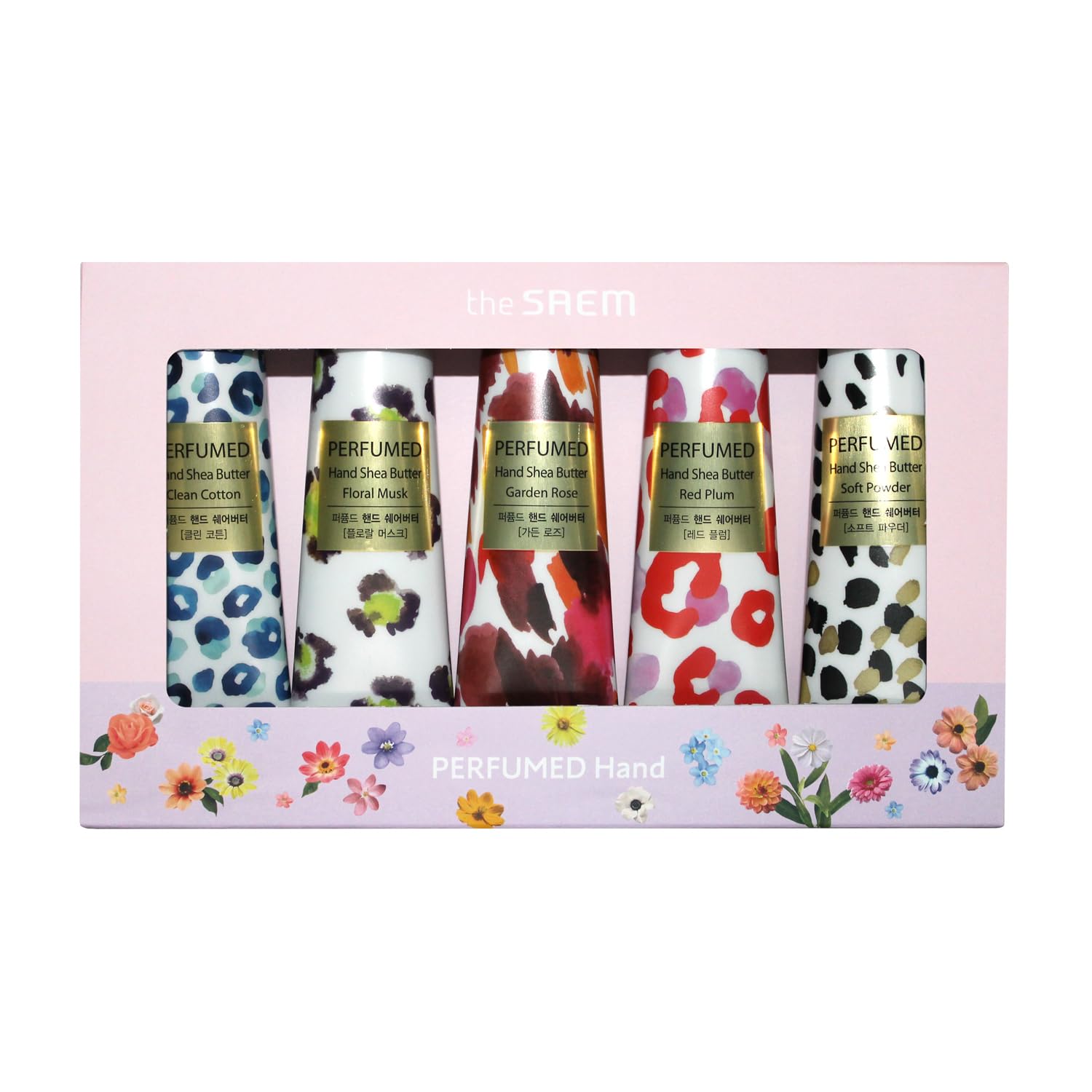 

Popular hand cream gift for The Saem Perfumed Hand Gift Set Hand 5 Shea women 5-Piece (Perfumed Butter)
