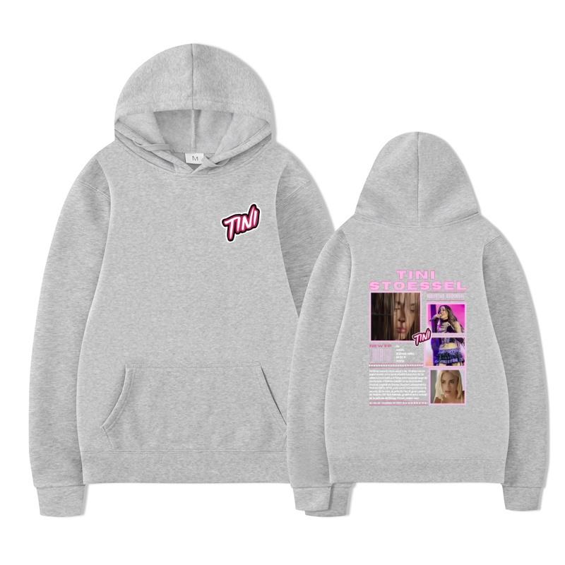 Singer TINI STOESSEL 2025 Tour Merch Sweatshirts Men Women's Fashion Hip Hop Trending Hoodie Long sleeve Casual Comfort Hoodies