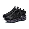 Li Ning Trendy Cushioning Slip Resistant Abrasion Resistant Coverage Low top Running Shoes Unisex Black Purple ARLR001-1