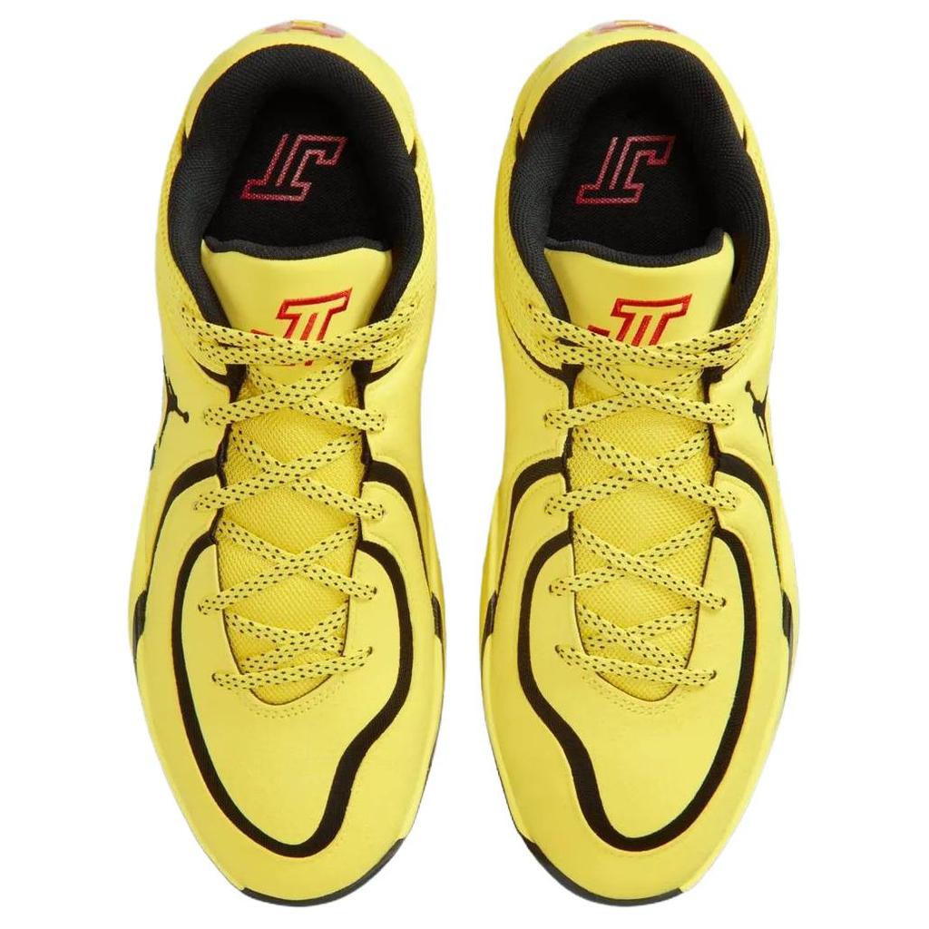Jordan Tatum 4 Support Rebound Scarpe da Basket Uomo Giallo Nero HQ4613-700