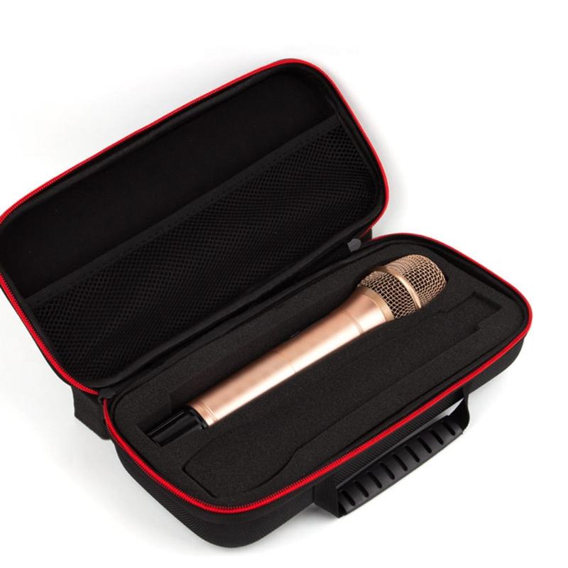 Hard Carrying Travel for Case for Wireless Microphone Music Recording Equipment Storage for Protection Box Microphone Bo