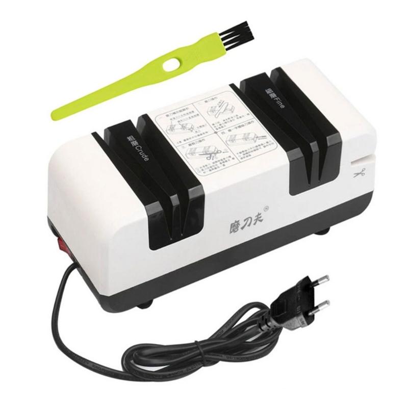 

Электрическая точилка для ножей для профессиональных поваров, автоматический инструмент с точильным камнем, практичный гаджет для ухода за ножами