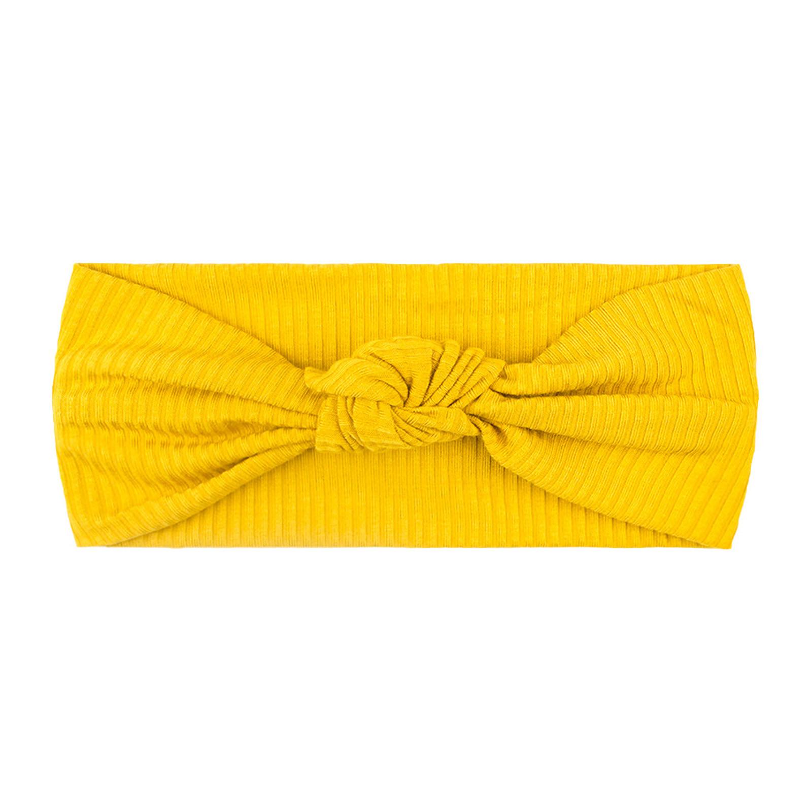 

Sagit детские нейлоновые повязки на голову резинки для волос бантик резинки аксессуары для волос для маленьких девочек новорожденных детей ясельного возраста One Size жёлтый