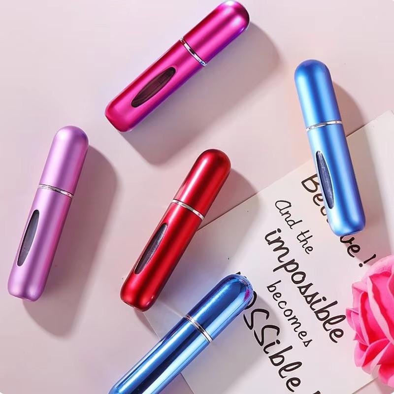 Tragbarer Mini Nachfüllbarer Parfümzerstäuber Flasche Nachfüllbarer Parfüm-Sprühduft Pumpzerstäuber Etui Parfümzerstäuber Nachfüllbar Reise 3Stk