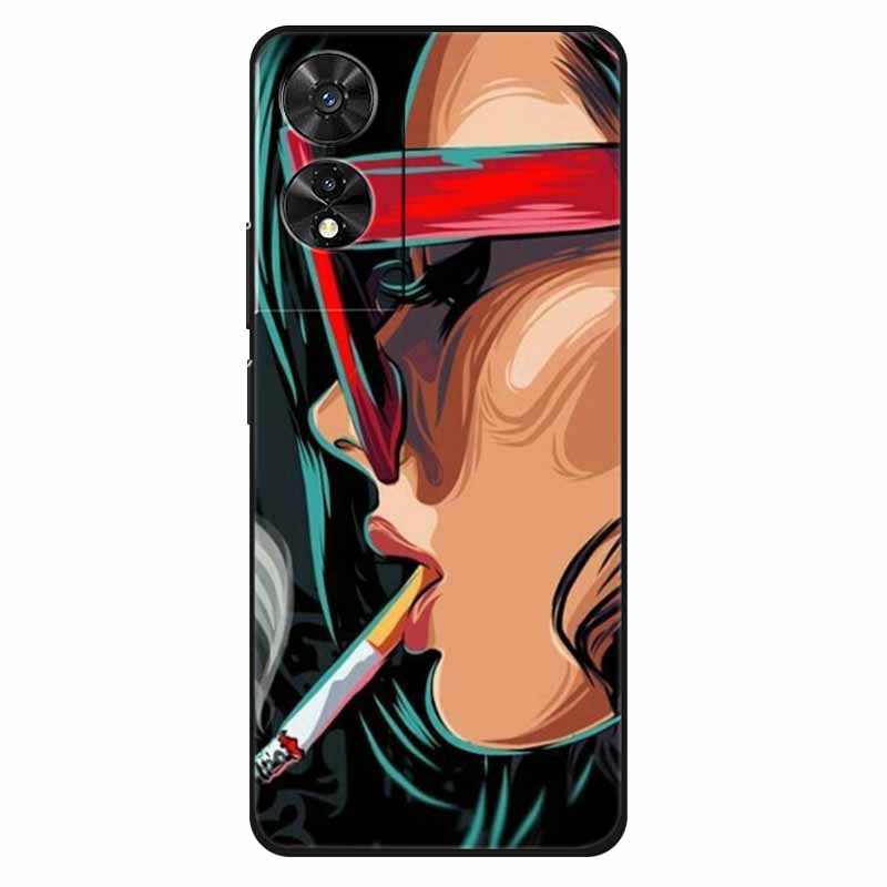 For TCL 505 Case Silicone Fashion Protective TPU Soft Funda for TCL 505 Phone Cover Animal Bumper for TCL505 Coque Shell Cute