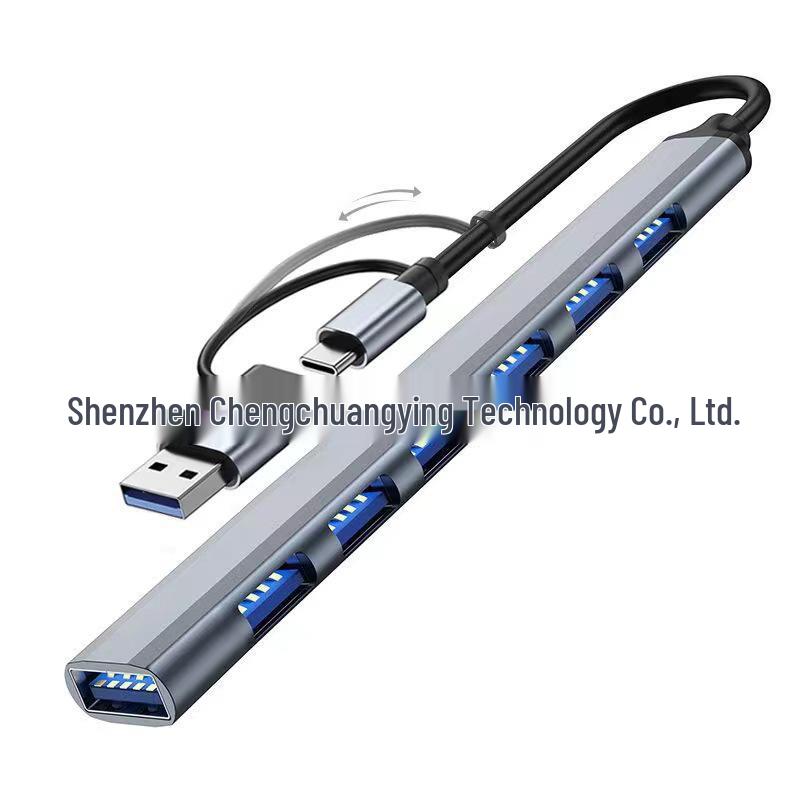 Najlepiej sprzedający się 7-portowy hub USB 3.0 stacja dokująca typu C