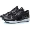 Li-Ning Shock Absorbing Non-Slip Durable Low-Top Running Shoes Men Sneakers Black White ARHP233-1