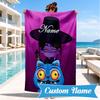 Custom Name K-Pop Tiger's Spirit Beach Towel Microfiber Beach Towel, Lightweight and Quick-Dry, for Summer Travel, Swimming Pool Gift