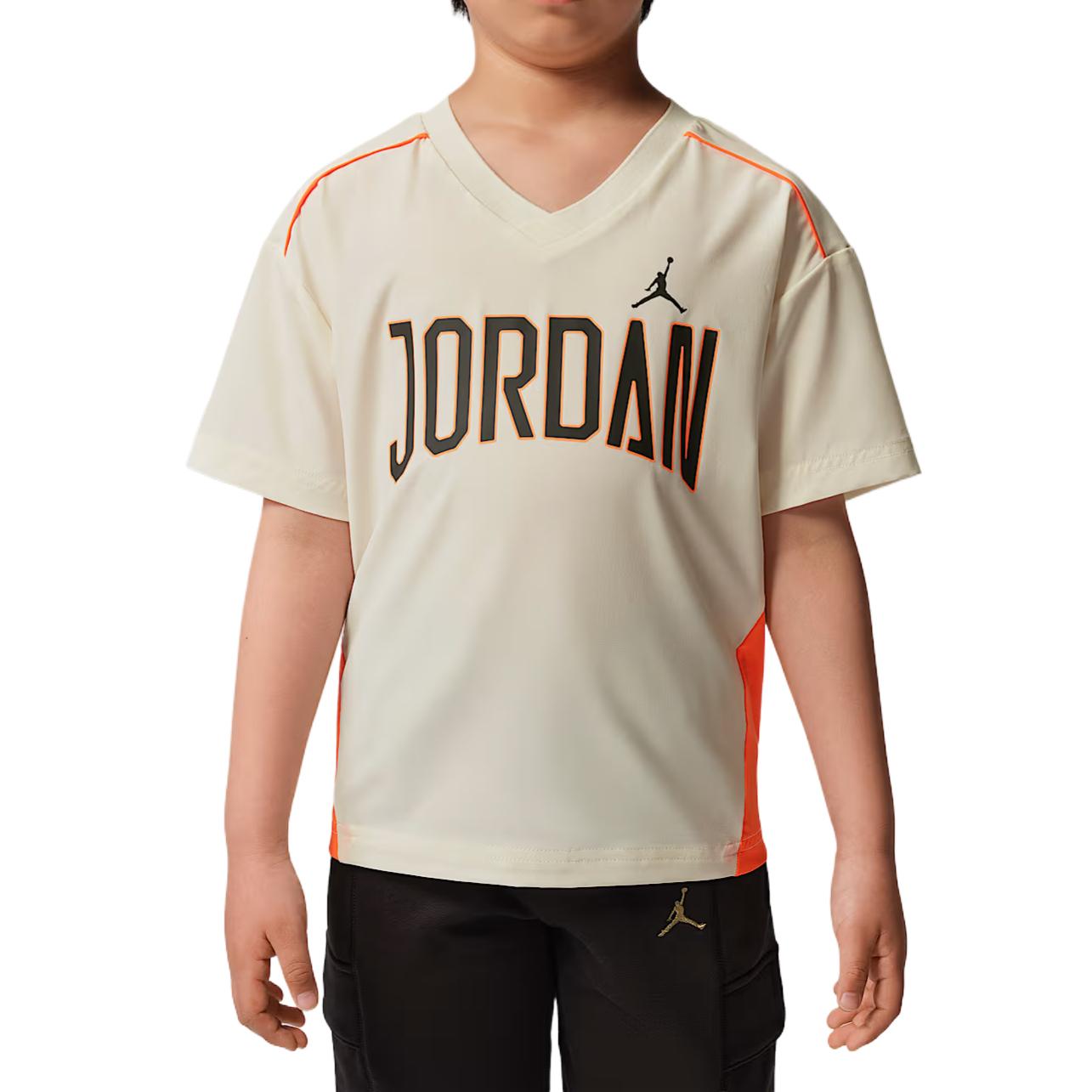 

Jordan T-Shirt Woven Elastic Drop Shoulder Kids tops IW2187-110 4