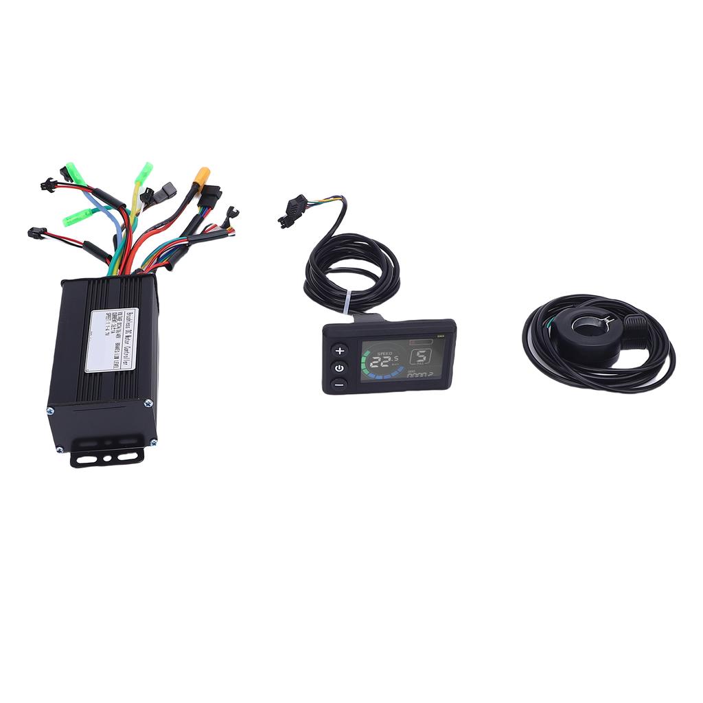 Electric Bike Controller Kit 36V 48V 26A 3 Mode Controller with 130X Thumb Throttle S869 Color Displ