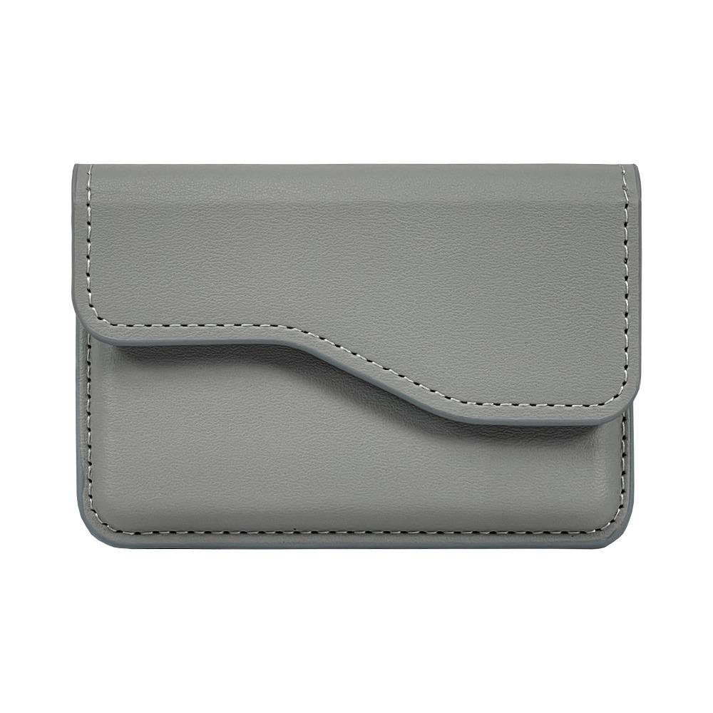 Cash Wallet Flip Card Case Side-opening Card Holder Phone Back Magnetic Card Bag  Male/Famale