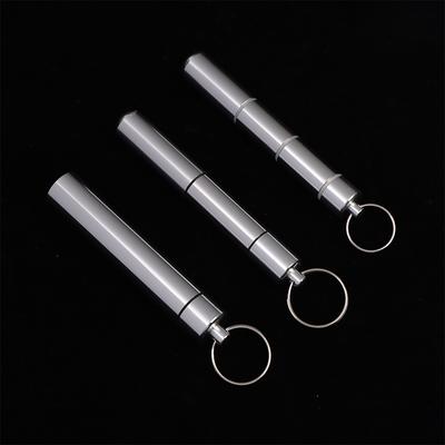 Medicine Box Health Care Waterproof Aluminum Pill Box Case Bottle Cache Drug Holder For Traveling Camping Container Keychain