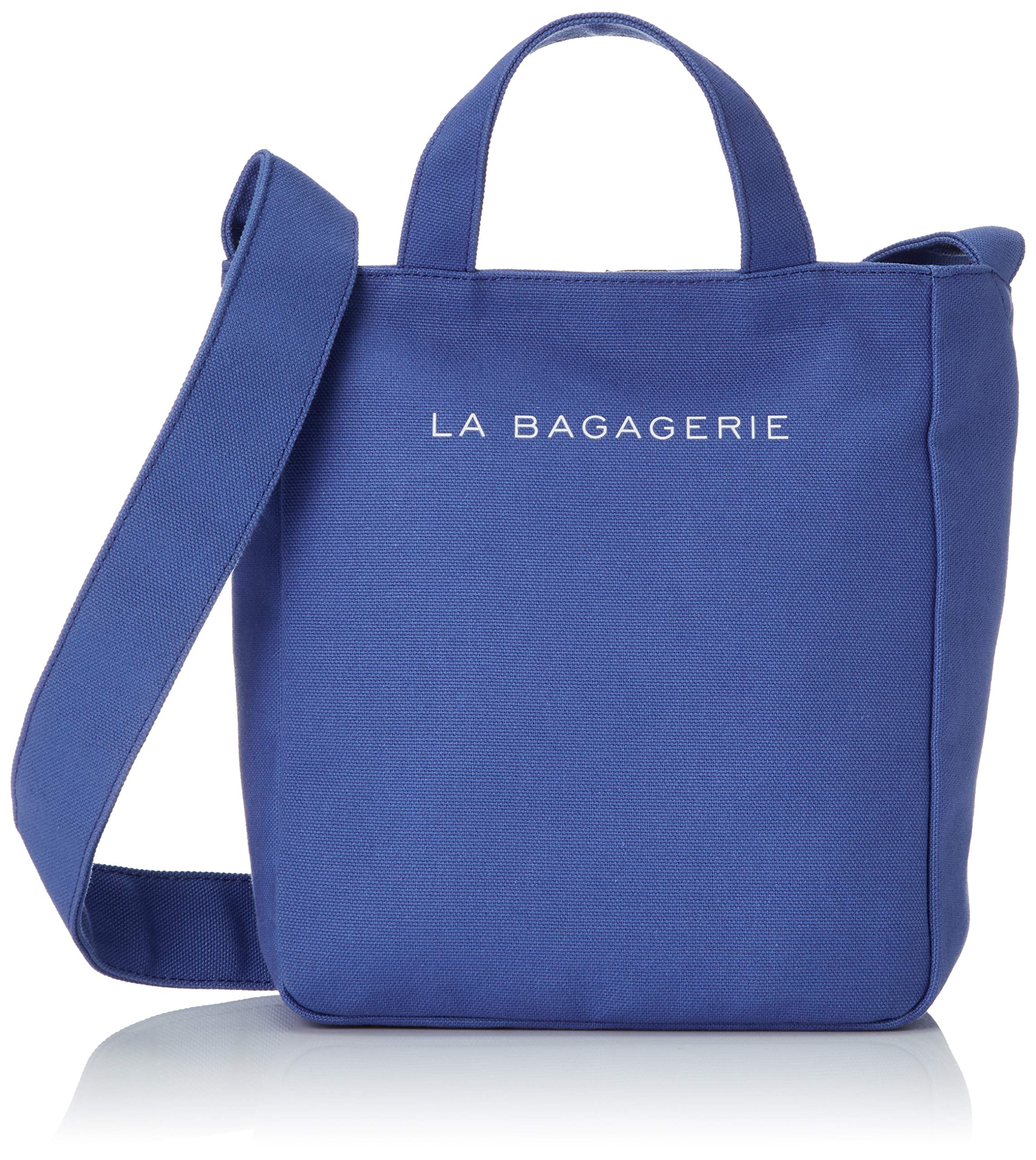 

Labagagery Cotton Canvas 2-Way Tote Bag, Size S, B01-14-01, Blue