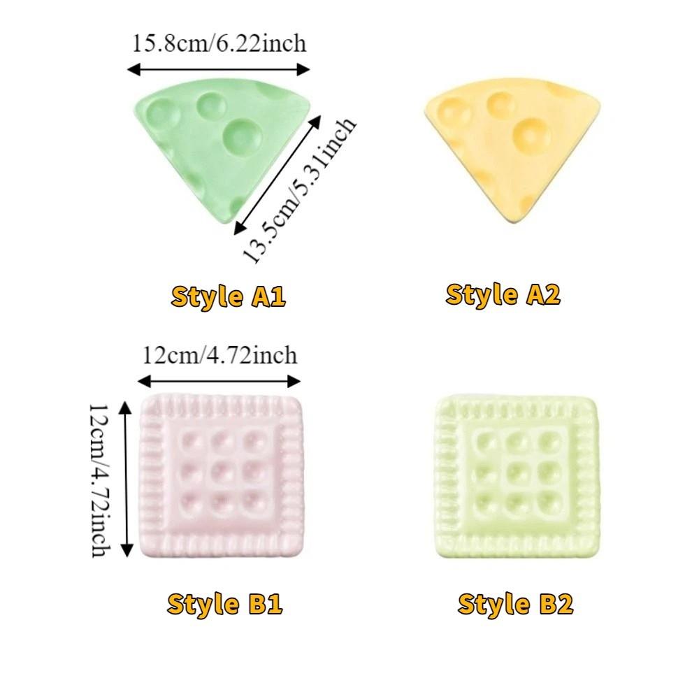Hamster Ice Mat Ceramics Hamster Ice Pad Portable Non-Slip Pet Cooling Pad Smooth Surface Cooling Board Cage Mat