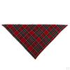 & Cat Fabric Plaid Bandana Puppy Scarf Decorative Saliva Towel